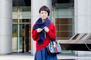 高級感のある可愛らしいデザインがお気に入り! 岡 真由美さん